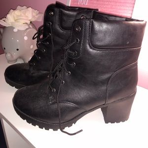 Combat Boots with a heel!
